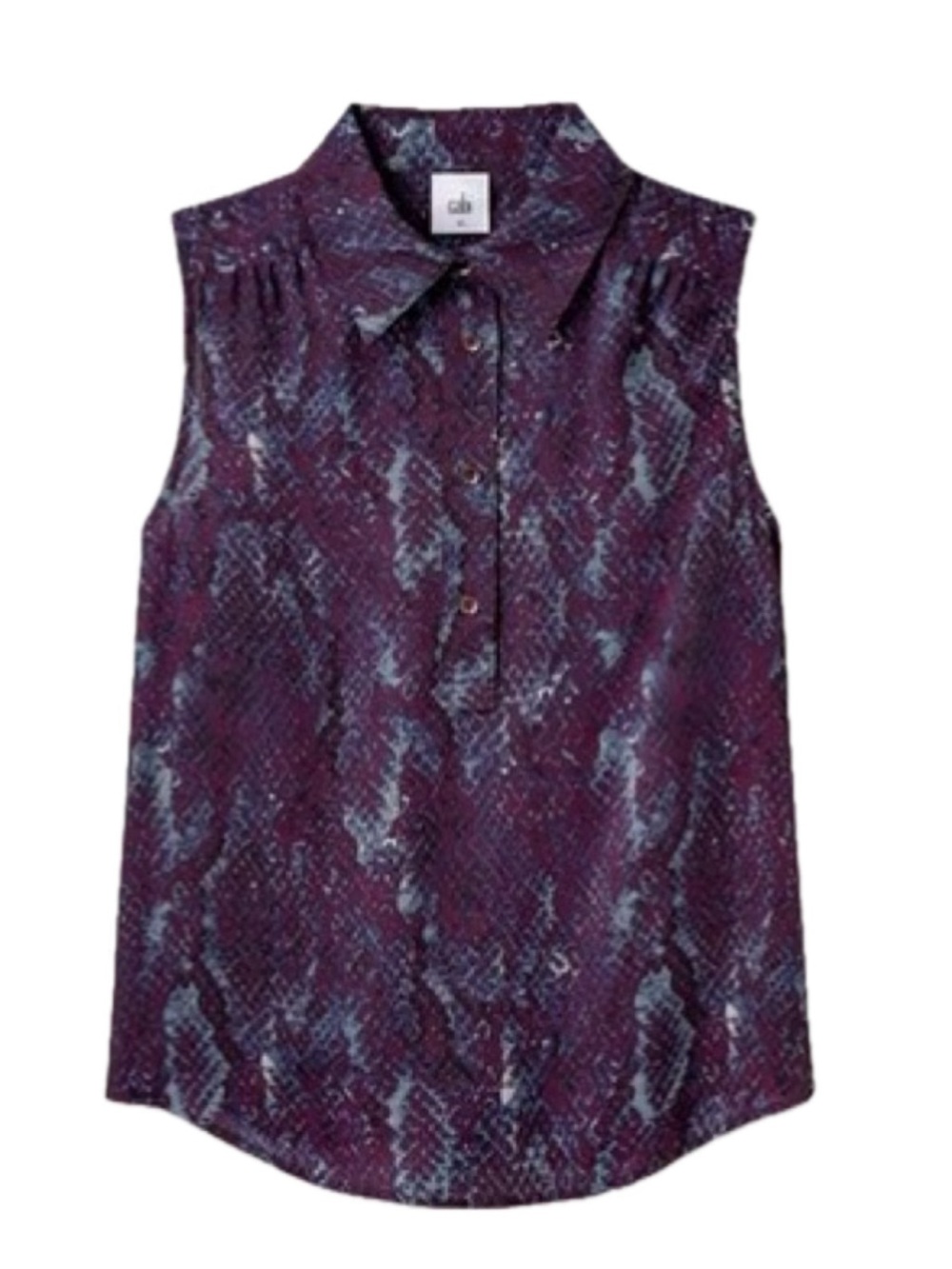 CABI Paige Top - Python Print - size Medium